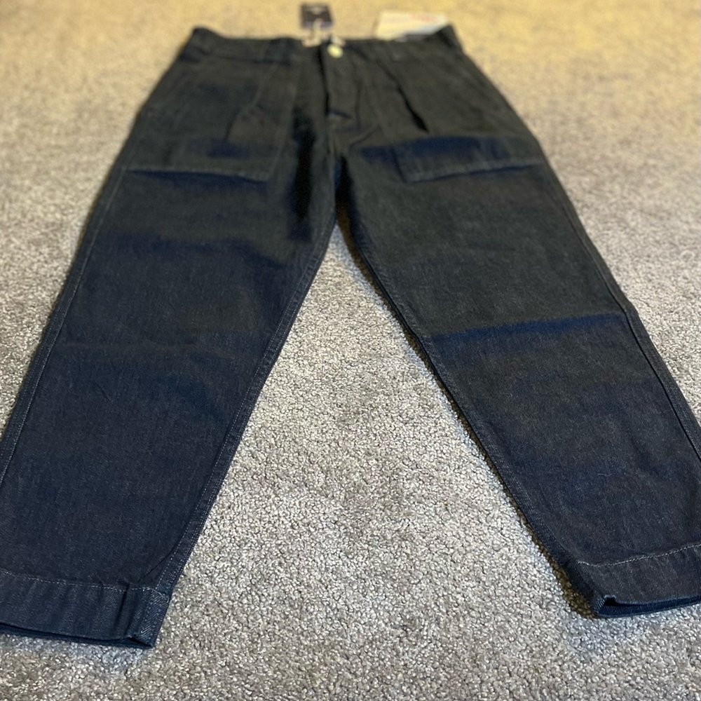 Sundry Utility Carpenter Jeans NWT Women’s 28 Dark Wash Tapered Denim